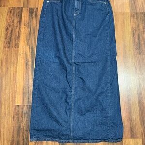 LOFT Blue Denim Skirt